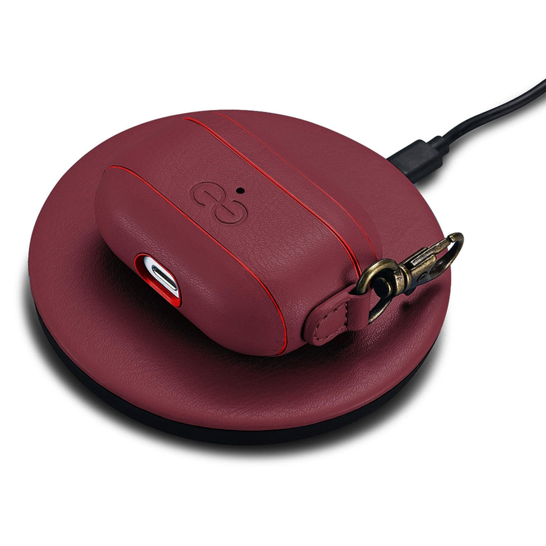 Dreem Luxe Vegan AirPods Case & Keychain - Coffee - DOKUTRONIX