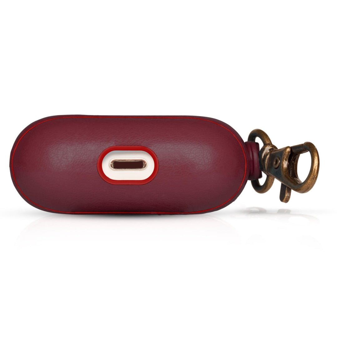 Dreem Luxe Vegan AirPods Case & Keychain - Coffee - DOKUTRONIX