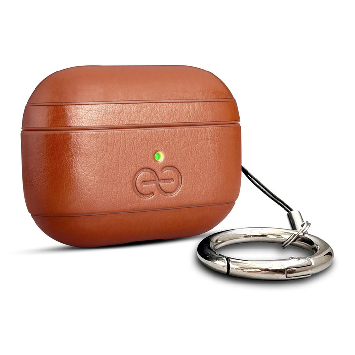 Dreem Luxe Vegan AirPods Case & Keychain - Coffee - DOKUTRONIX