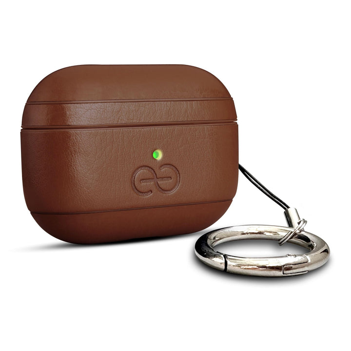 Dreem Luxe Vegan AirPods Case & Keychain - Coffee - DOKUTRONIX