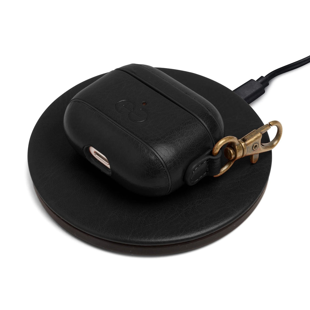 Dreem Luxe Vegan AirPods Case & Keychain - Coffee - DOKUTRONIX