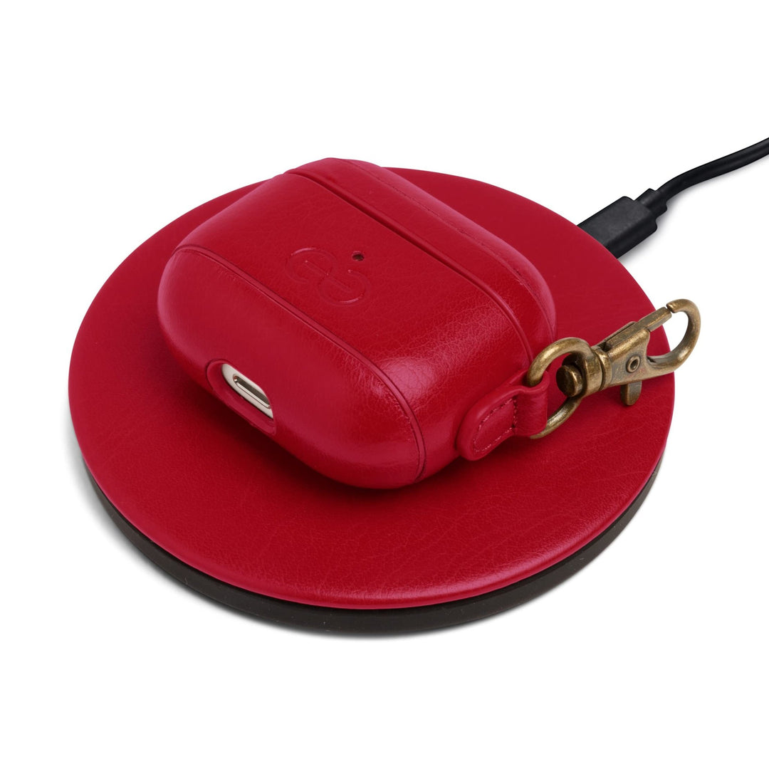 Dreem Luxe Vegan AirPods Case & Keychain - Coffee - DOKUTRONIX