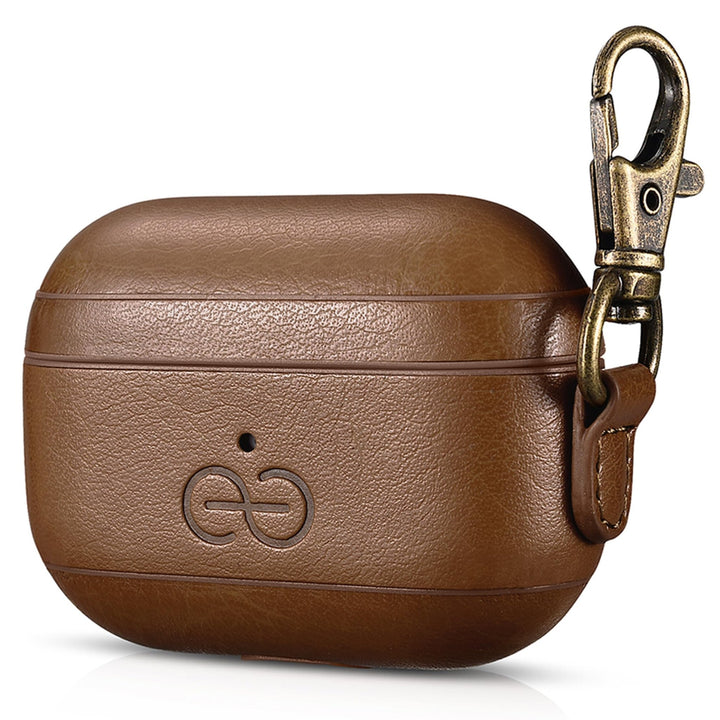 Dreem Luxe Vegan AirPods Case & Keychain - Coffee - DOKUTRONIX