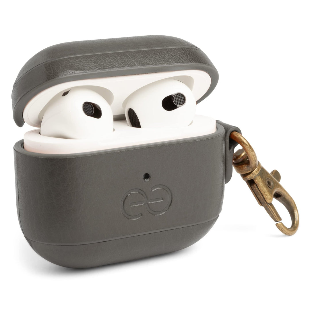 Dreem Luxe Vegan AirPods Case & Keychain - Coffee - DOKUTRONIX
