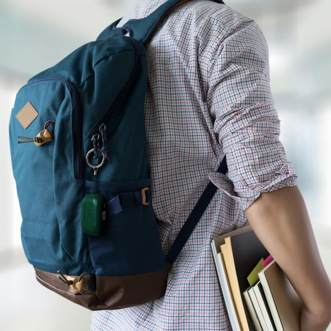 Dreem Luxe Vegan AirPods Case & Keychain - Coffee - DOKUTRONIX