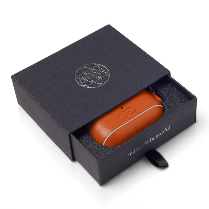 Dreem Luxe Vegan AirPods Case & Keychain - Coffee - DOKUTRONIX
