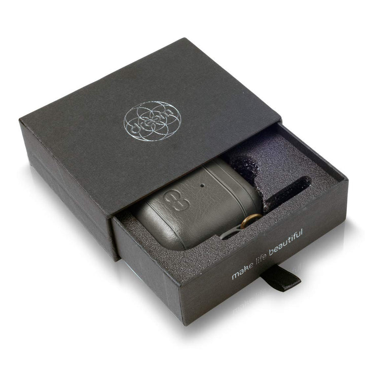 Dreem Luxe Vegan AirPods Case & Keychain - Coffee - DOKUTRONIX