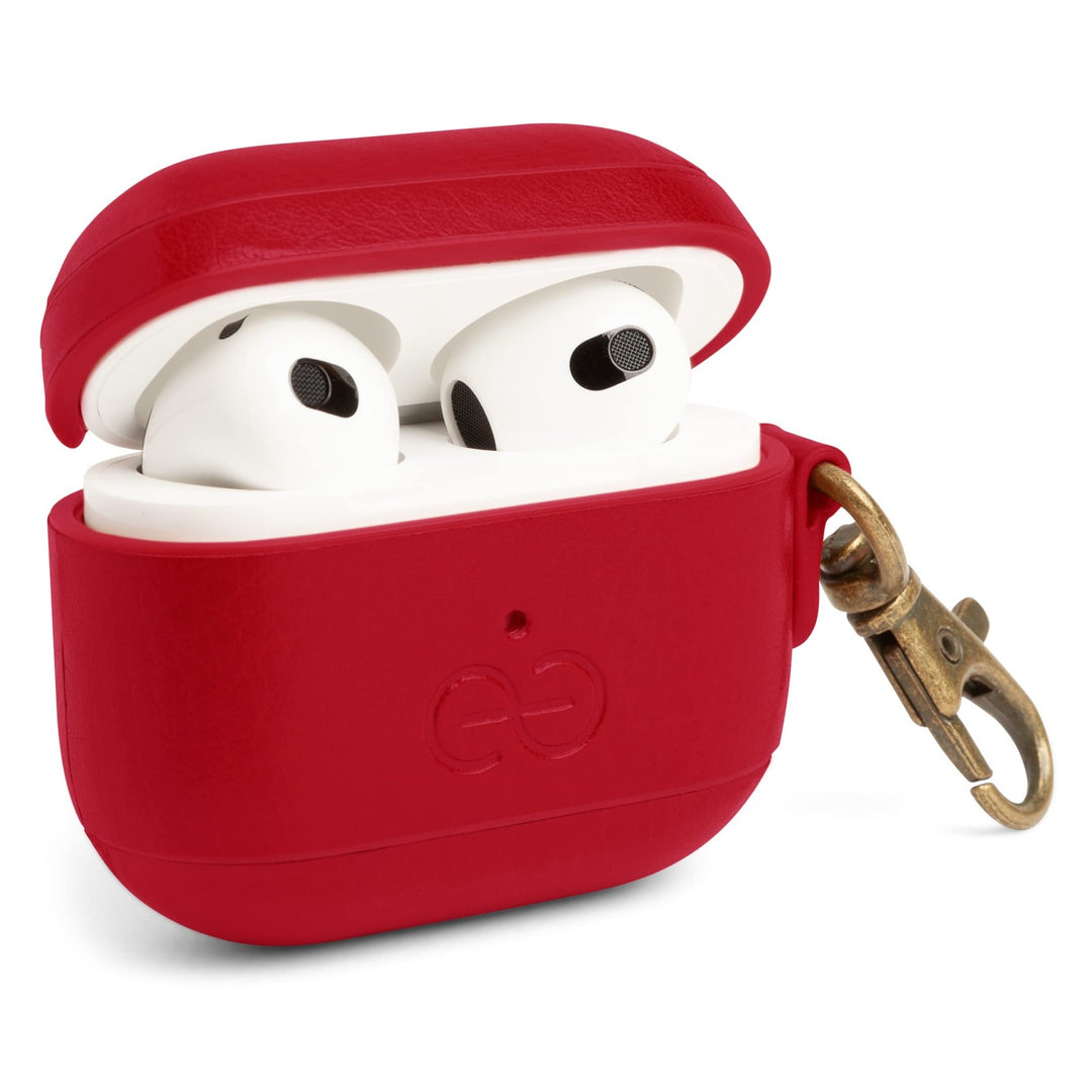 Dreem Luxe Vegan AirPods Case & Keychain - Coffee - DOKUTRONIX