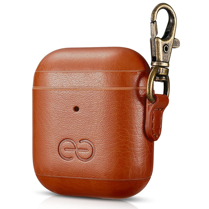 Dreem Luxe Vegan AirPods Case & Keychain - Coffee - DOKUTRONIX