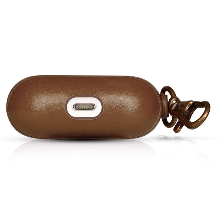 Dreem Luxe Vegan AirPods Case & Keychain - Coffee - DOKUTRONIX