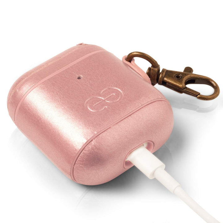 Dreem Luxe Vegan AirPods Case & Keychain - Coffee - DOKUTRONIX
