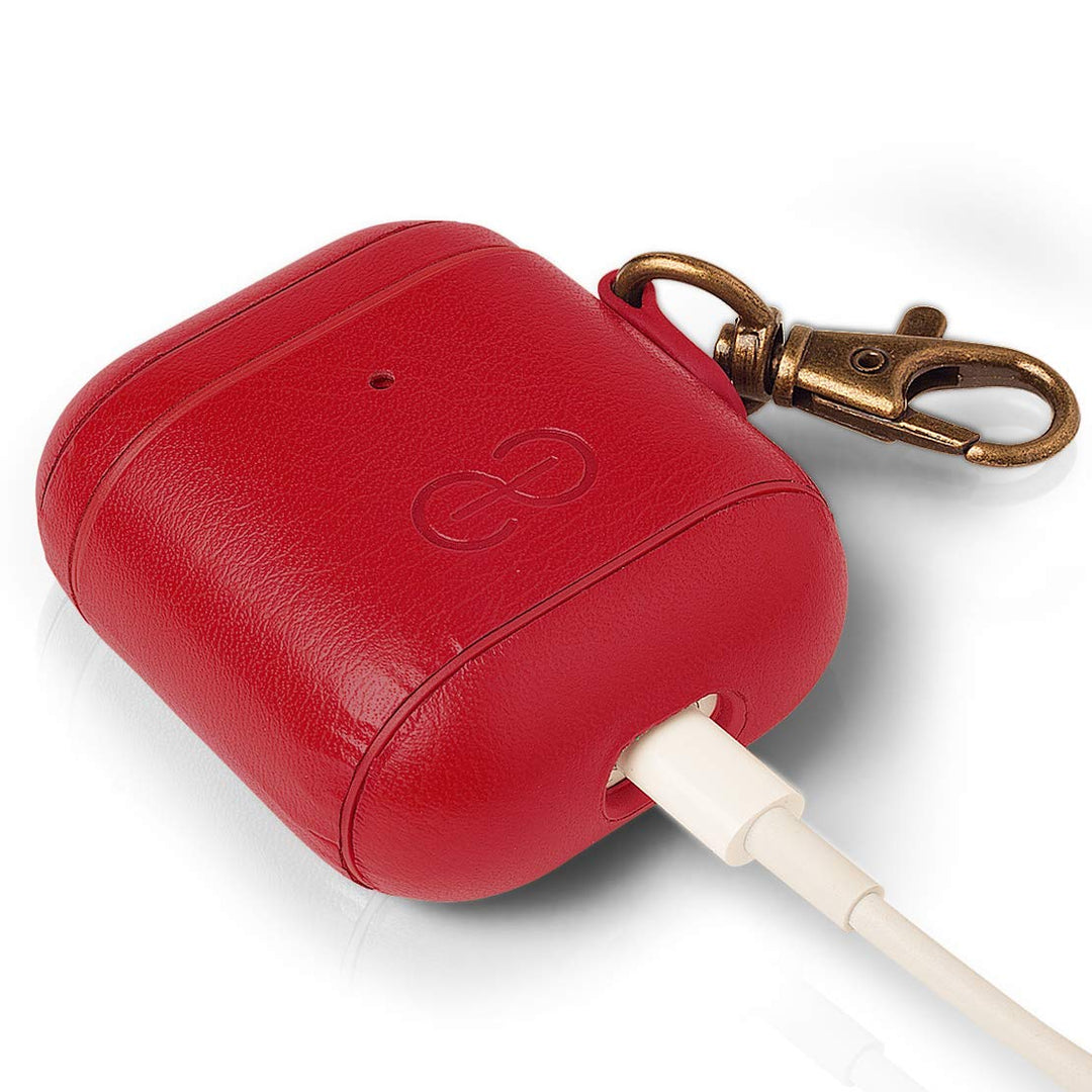 Dreem Luxe Vegan AirPods Case & Keychain - Coffee - DOKUTRONIX