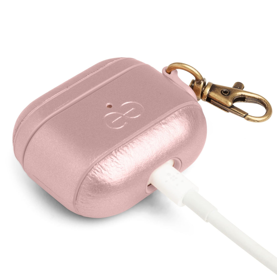 Dreem Luxe Vegan AirPods Case & Keychain - Coffee - DOKUTRONIX