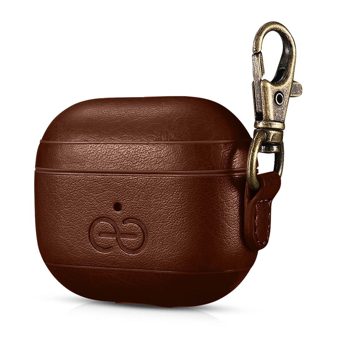 Dreem Luxe Vegan AirPods Case & Keychain - Coffee - DOKUTRONIX