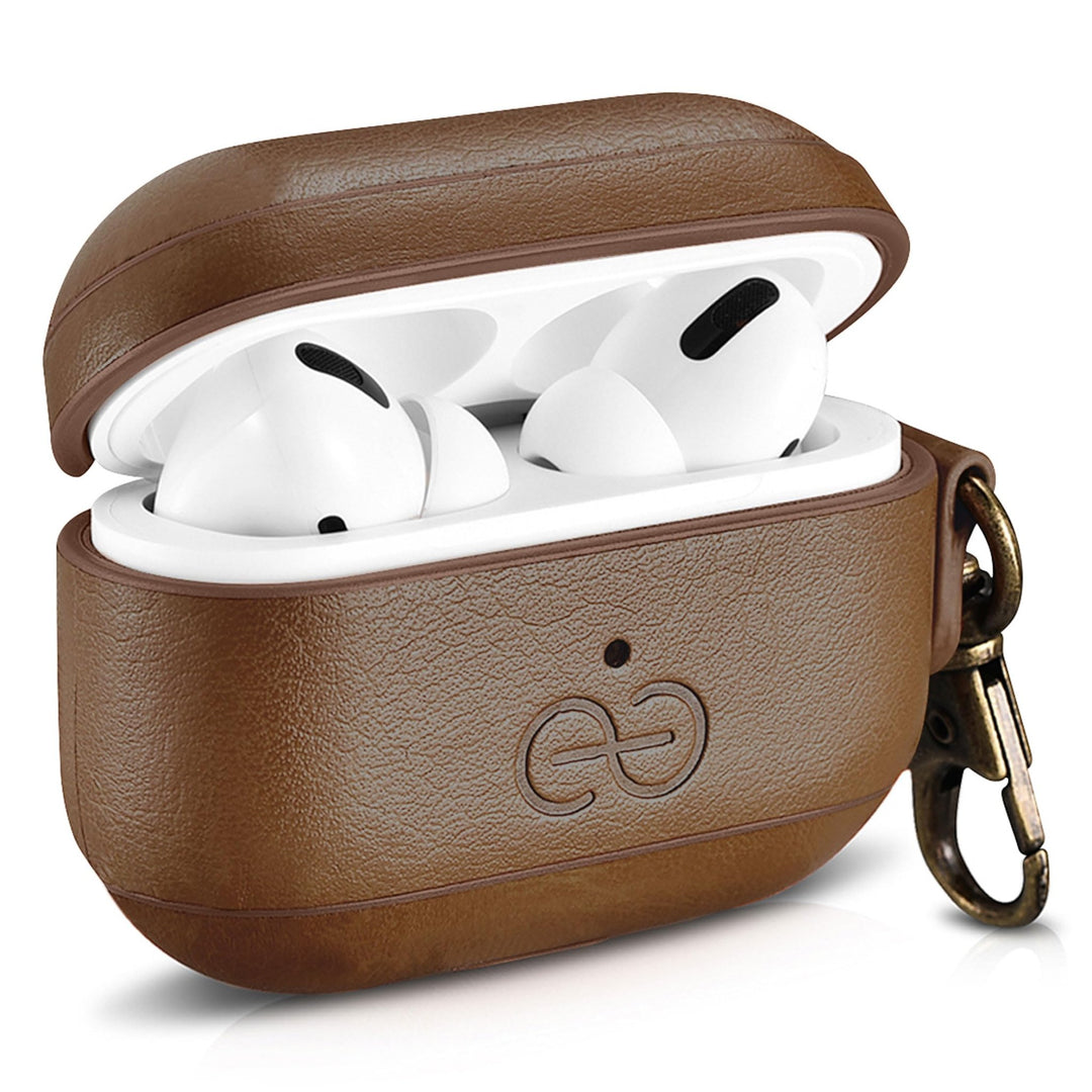 Dreem Luxe Vegan AirPods Case & Keychain - Coffee - DOKUTRONIX