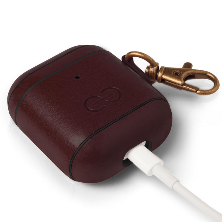 Dreem Luxe Vegan AirPods Case & Keychain - Coffee - DOKUTRONIX