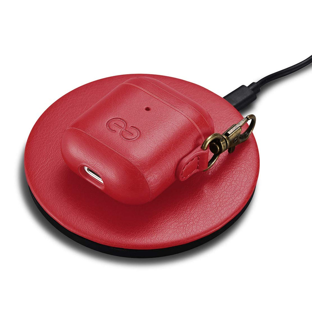 Dreem Luxe Vegan AirPods Case & Keychain - Coffee - DOKUTRONIX