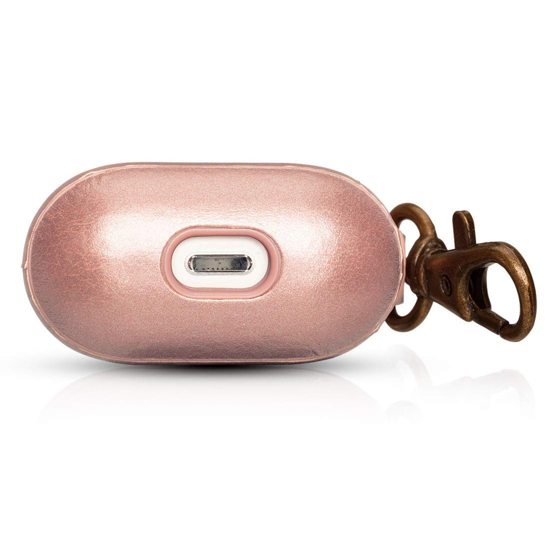 Dreem Luxe Vegan AirPods Case & Keychain - Coffee - DOKUTRONIX