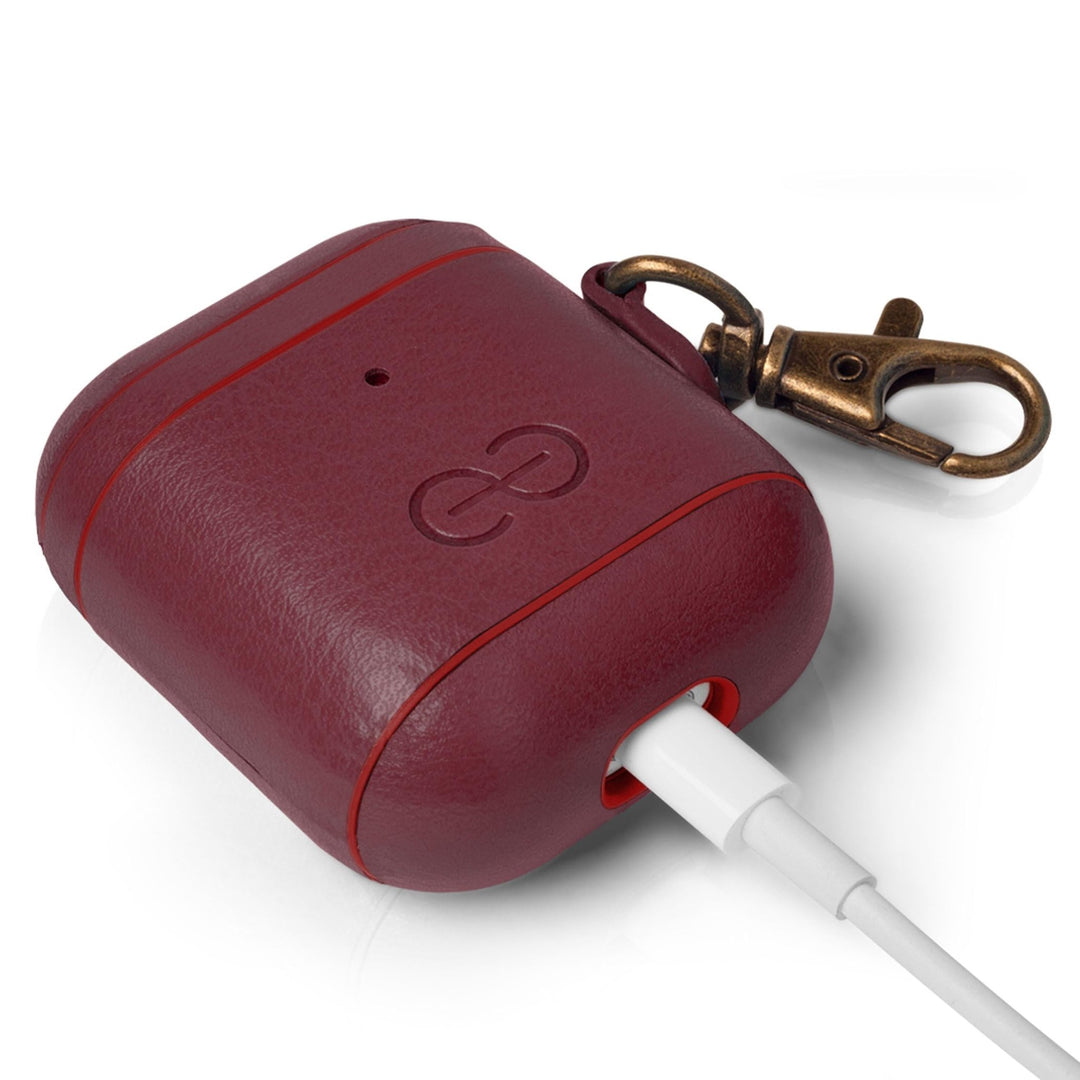Dreem Luxe Vegan AirPods Case & Keychain - Coffee - DOKUTRONIX