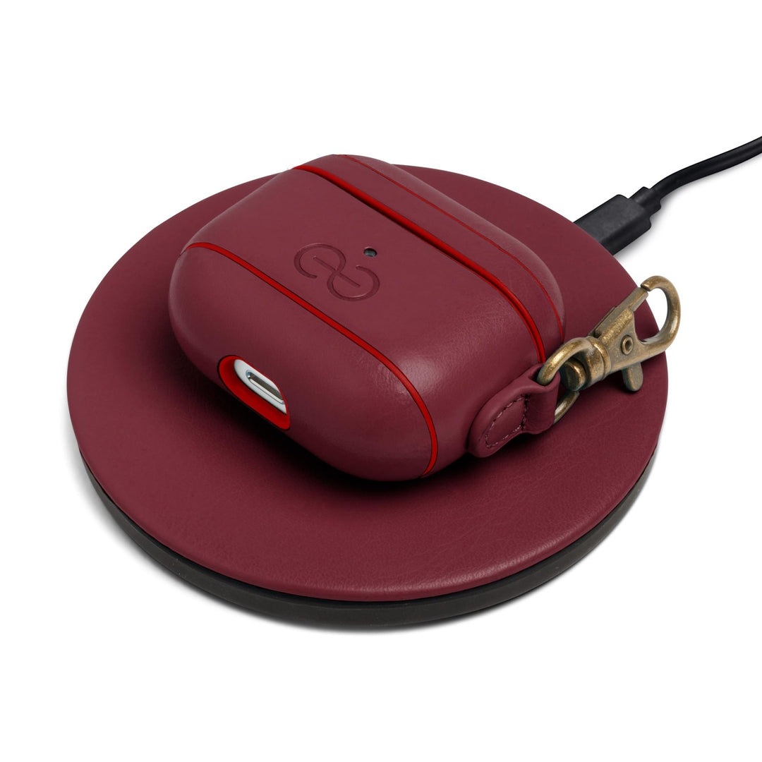 Dreem Luxe Vegan AirPods Case & Keychain - Coffee - DOKUTRONIX