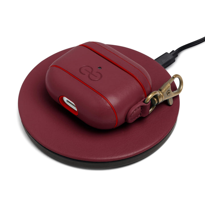 Dreem Luxe Vegan AirPods Case & Keychain - Coffee - DOKUTRONIX