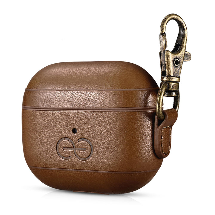 Dreem Luxe Vegan AirPods Case & Keychain - Coffee - DOKUTRONIX