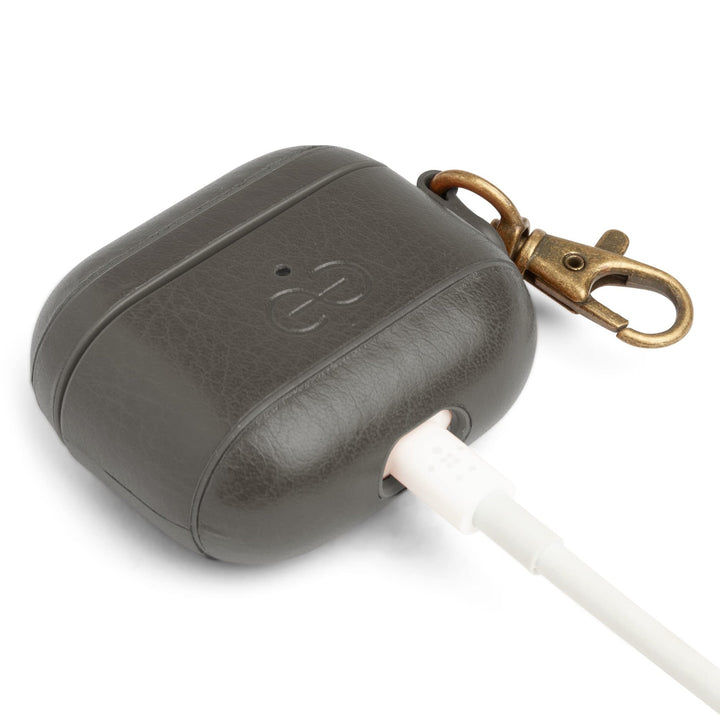 Dreem Luxe Vegan AirPods Case & Keychain - Coffee - DOKUTRONIX