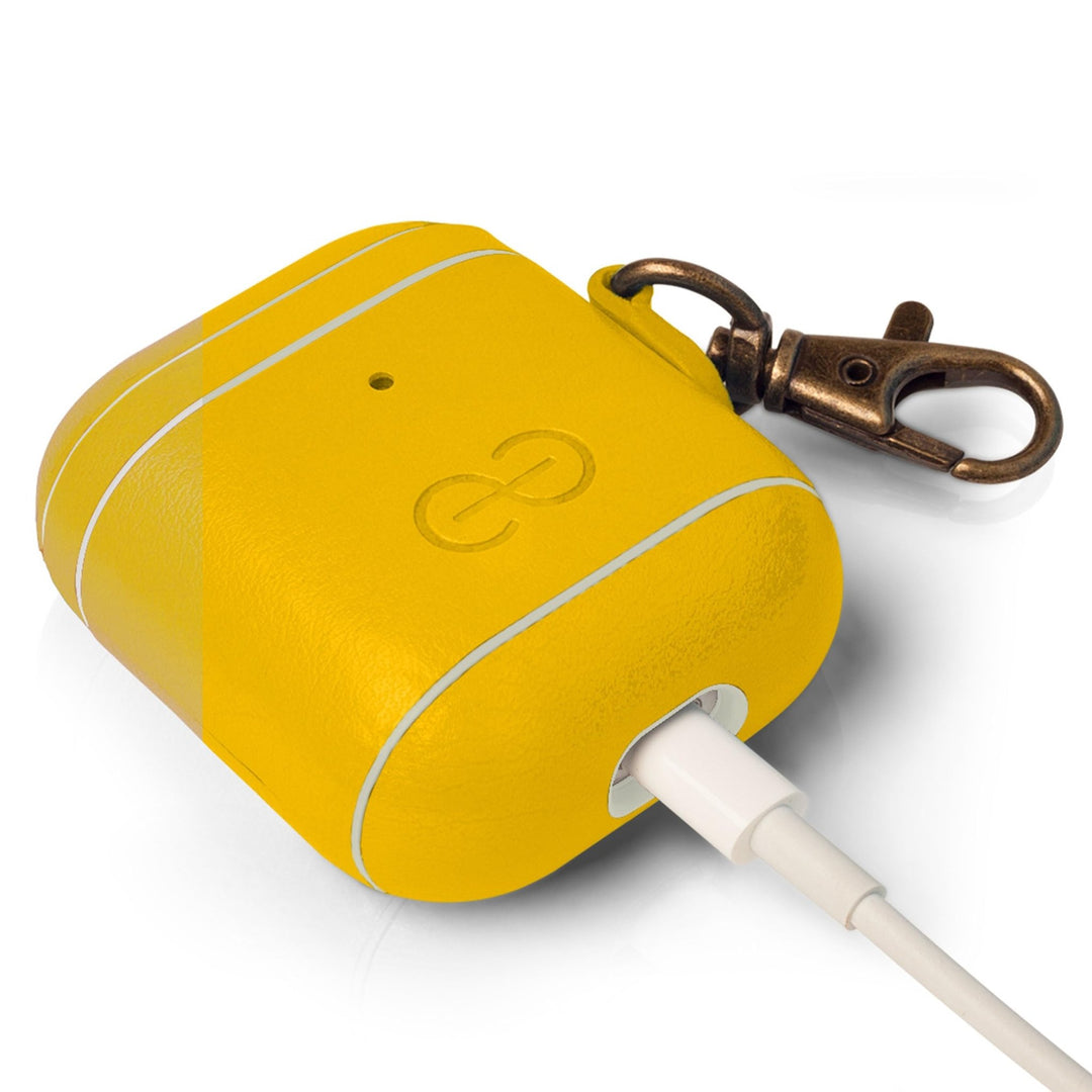 Dreem Luxe Vegan AirPods Case & Keychain - Coffee - DOKUTRONIX