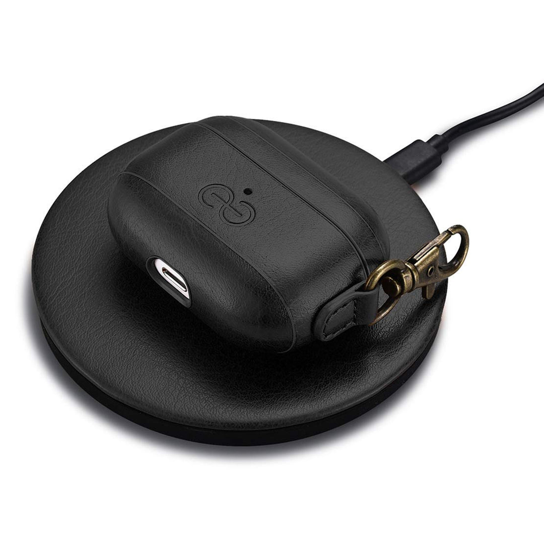 Dreem Luxe Vegan AirPods Case & Keychain - Coffee - DOKUTRONIX