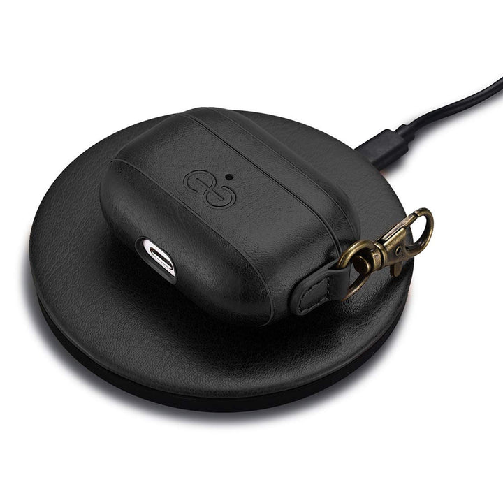 Dreem Luxe Vegan AirPods Case & Keychain - Coffee - DOKUTRONIX