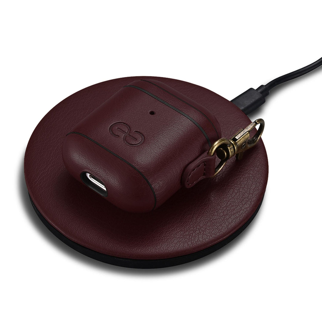 Dreem Luxe Vegan AirPods Case & Keychain - Coffee - DOKUTRONIX