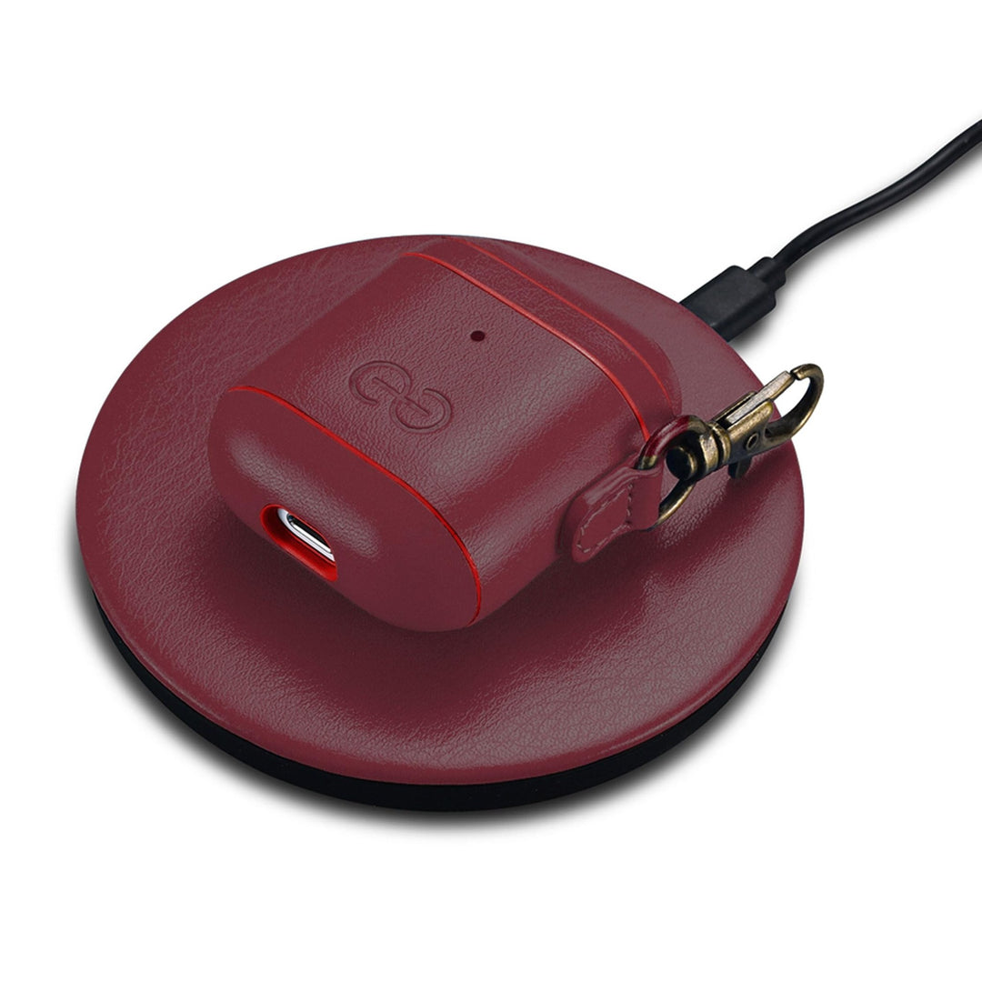 Dreem Luxe Vegan AirPods Case & Keychain - Coffee - DOKUTRONIX