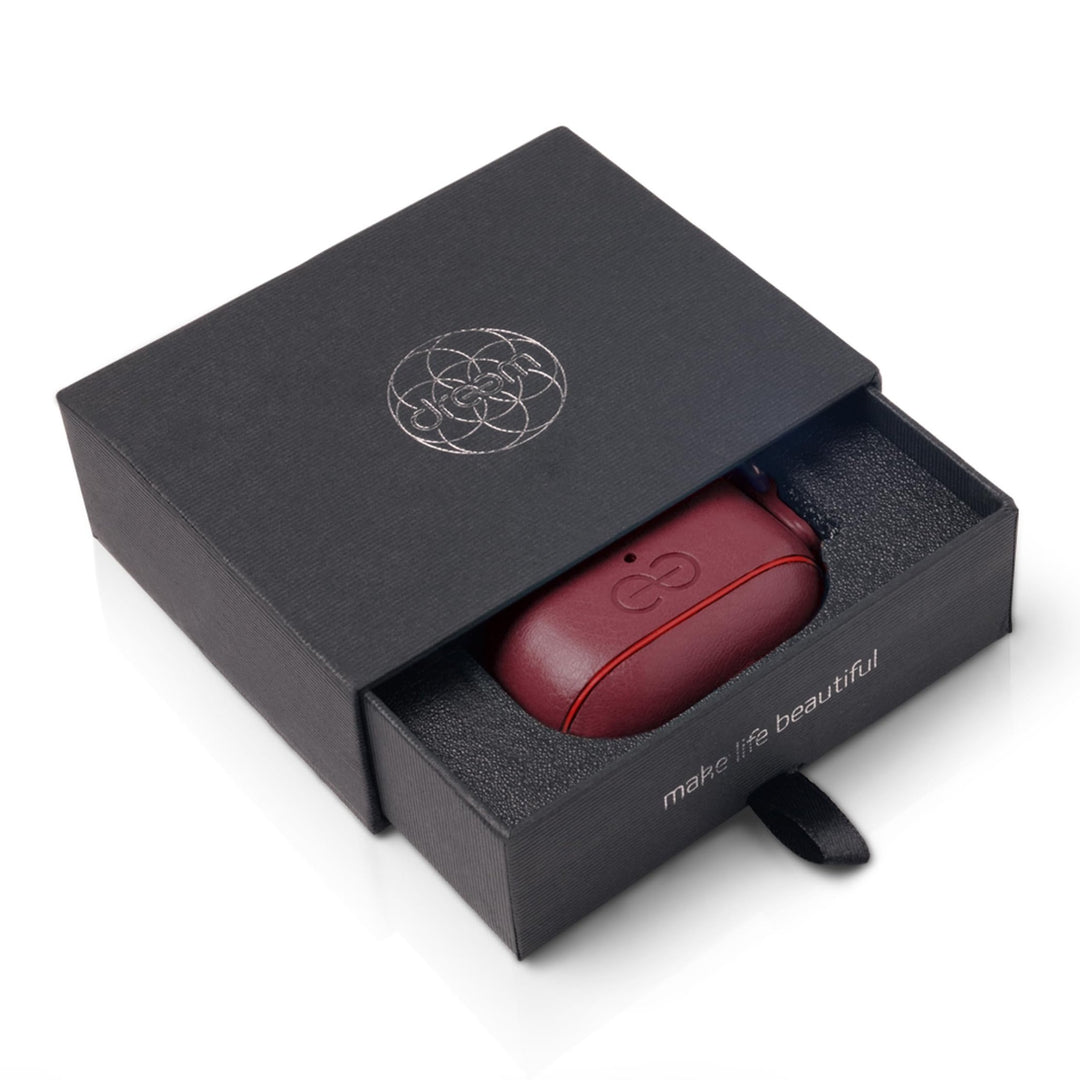 Dreem Luxe Vegan AirPods Case & Keychain - Coffee - DOKUTRONIX