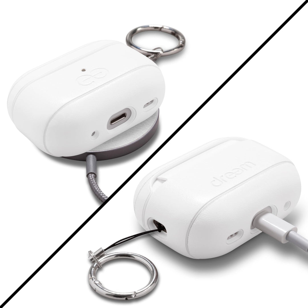 Dreem Luxe Vegan AirPods Case & Keychain - Coffee - DOKUTRONIX