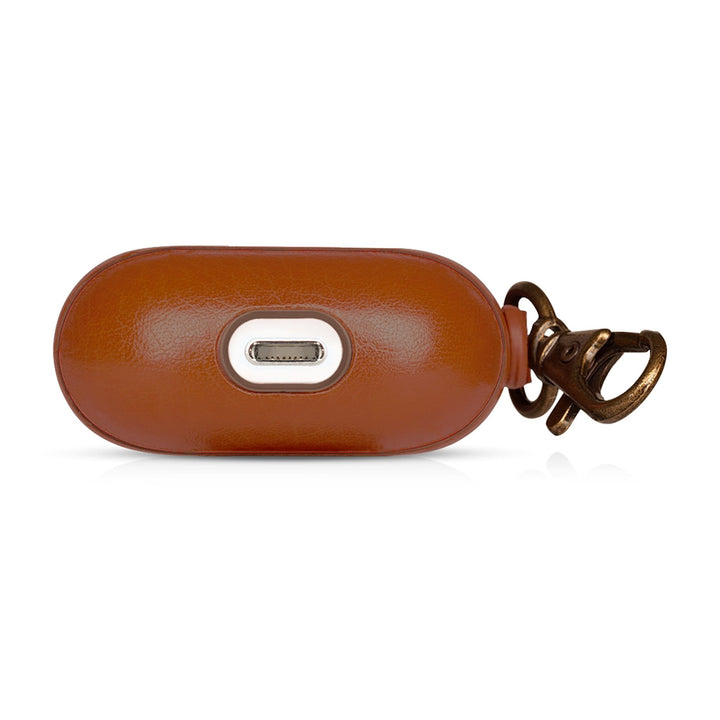 Dreem Luxe Vegan AirPods Case & Keychain - Coffee - DOKUTRONIX