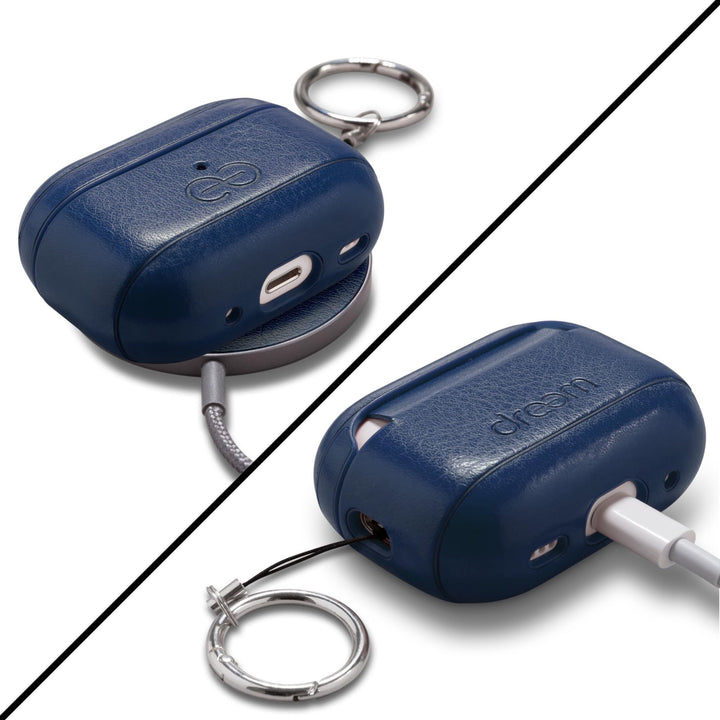 Dreem Luxe Vegan AirPods Case & Keychain - Coffee - DOKUTRONIX