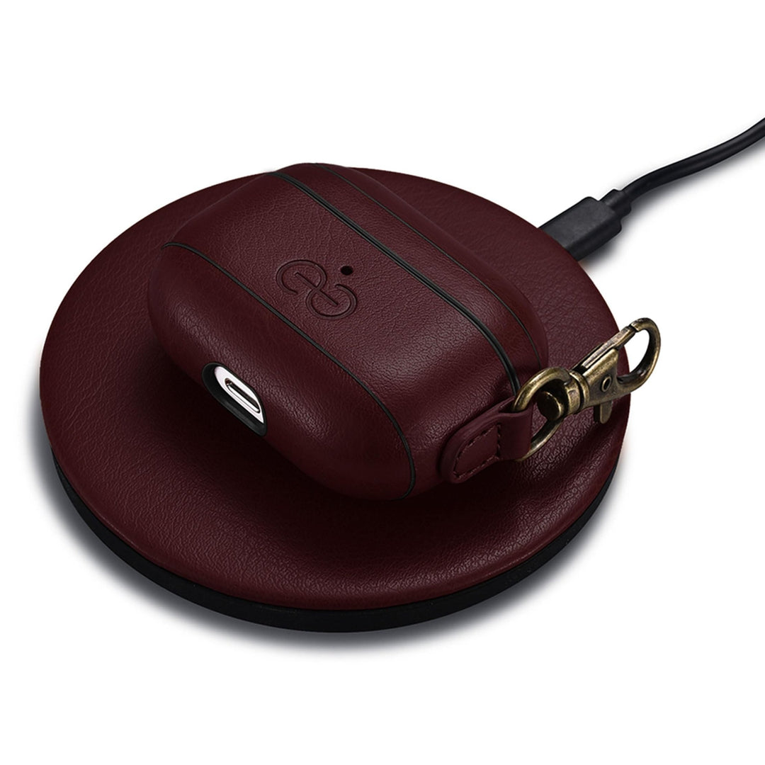 Dreem Luxe Vegan AirPods Case & Keychain - Coffee - DOKUTRONIX