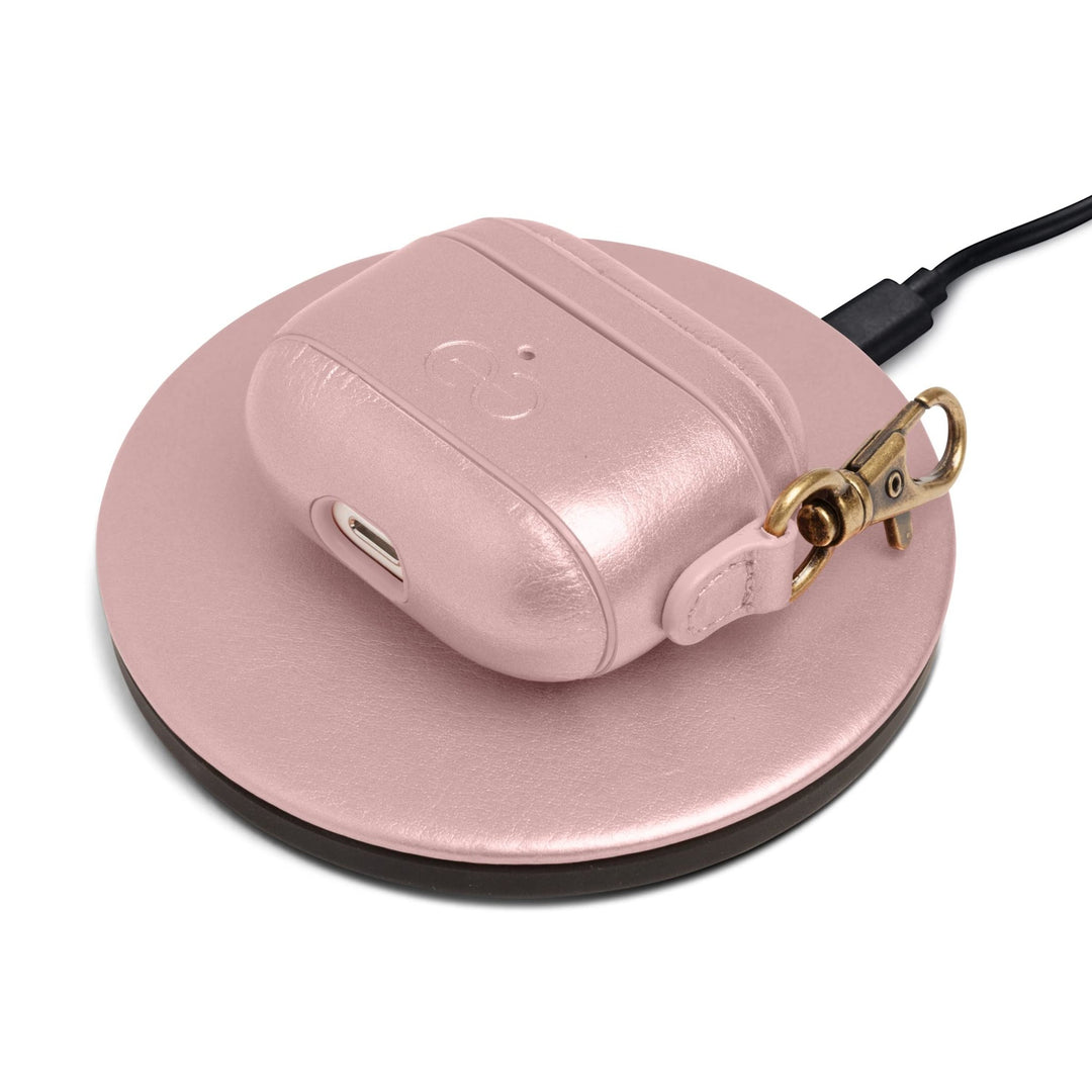 Dreem Luxe Vegan AirPods Case & Keychain - Coffee - DOKUTRONIX