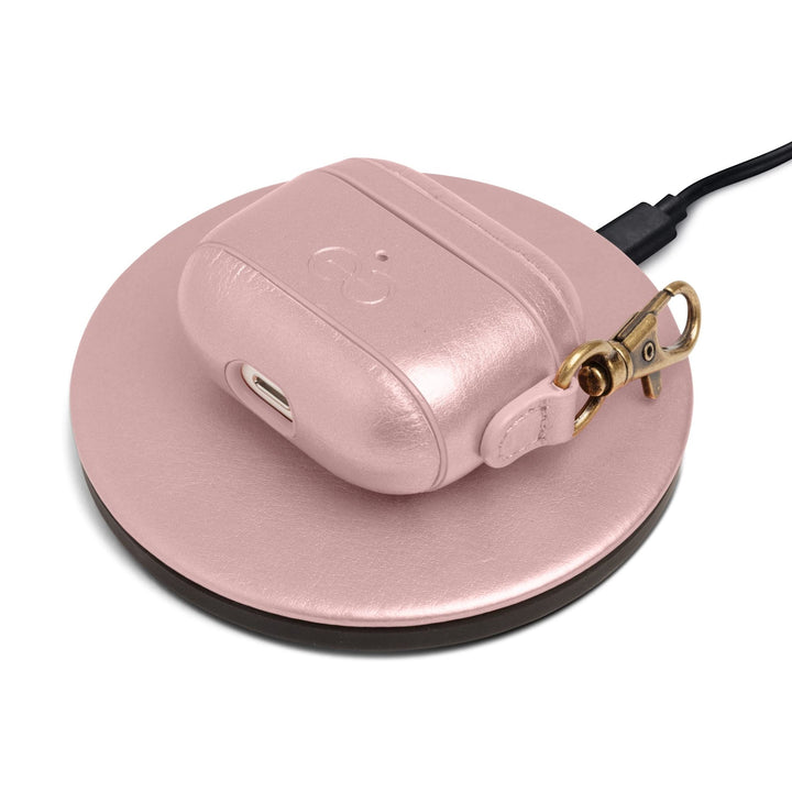 Dreem Luxe Vegan AirPods Case & Keychain - Coffee - DOKUTRONIX