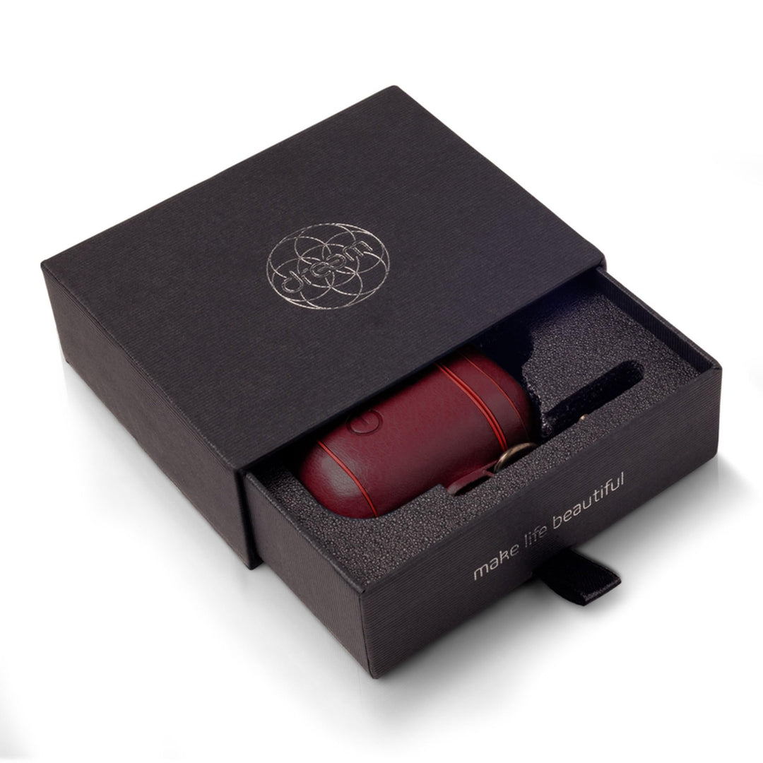 Dreem Luxe Vegan AirPods Case & Keychain - Coffee - DOKUTRONIX