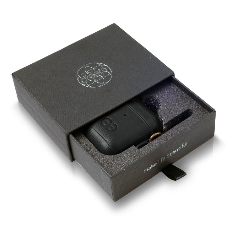 Dreem Luxe Vegan AirPods Case & Keychain - Coffee - DOKUTRONIX