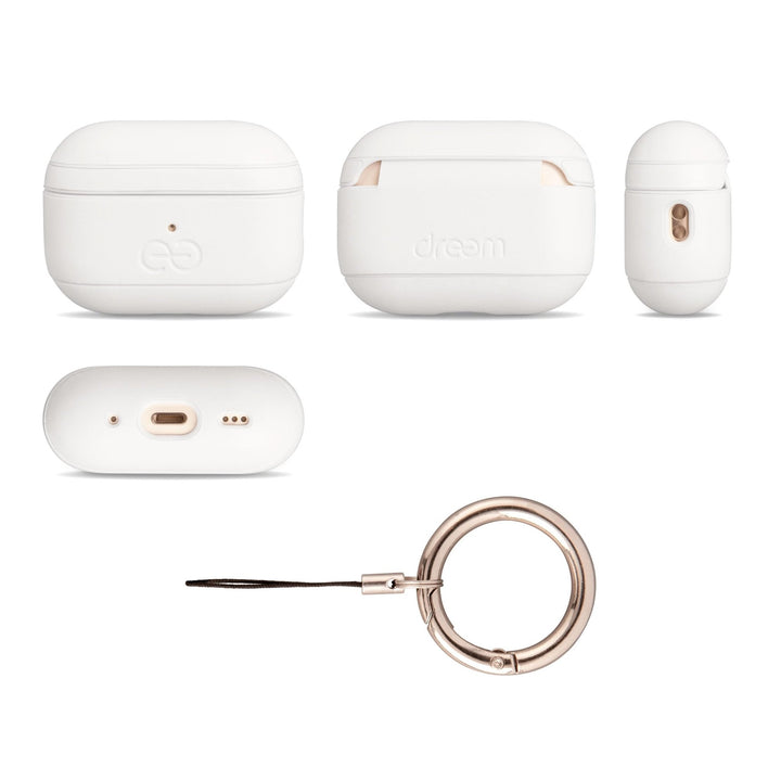 Dreem Luxe Vegan AirPods Case & Keychain - Coffee - DOKUTRONIX