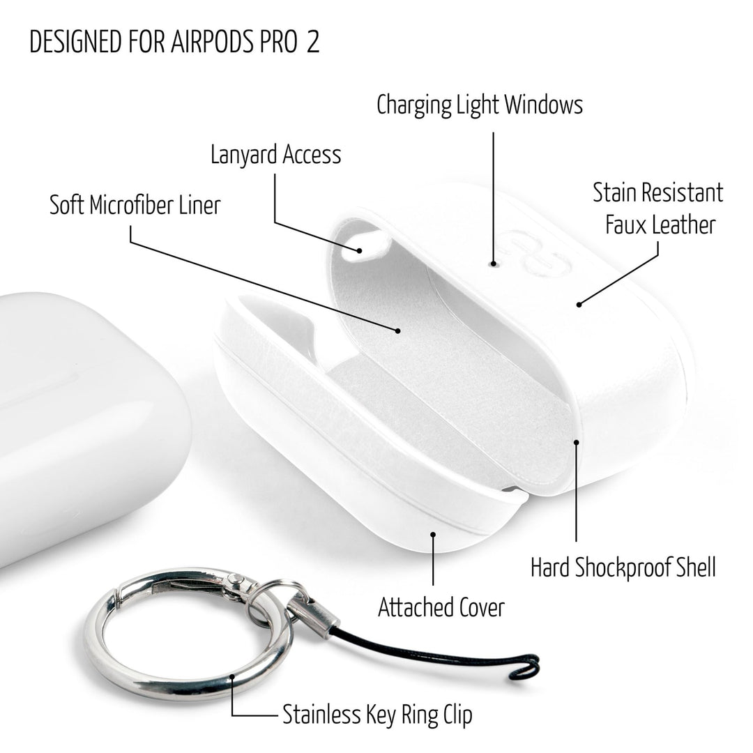 Dreem Luxe Vegan AirPods Case & Keychain - Coffee - DOKUTRONIX