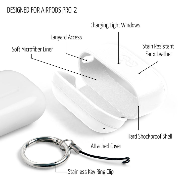 Dreem Luxe Vegan AirPods Case & Keychain - Coffee - DOKUTRONIX