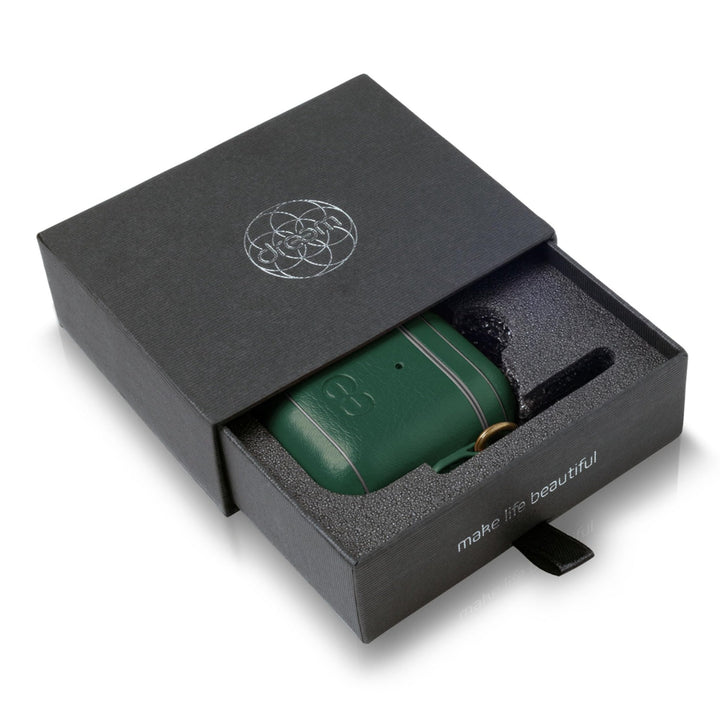 Dreem Luxe Vegan AirPods Case & Keychain - Coffee - DOKUTRONIX