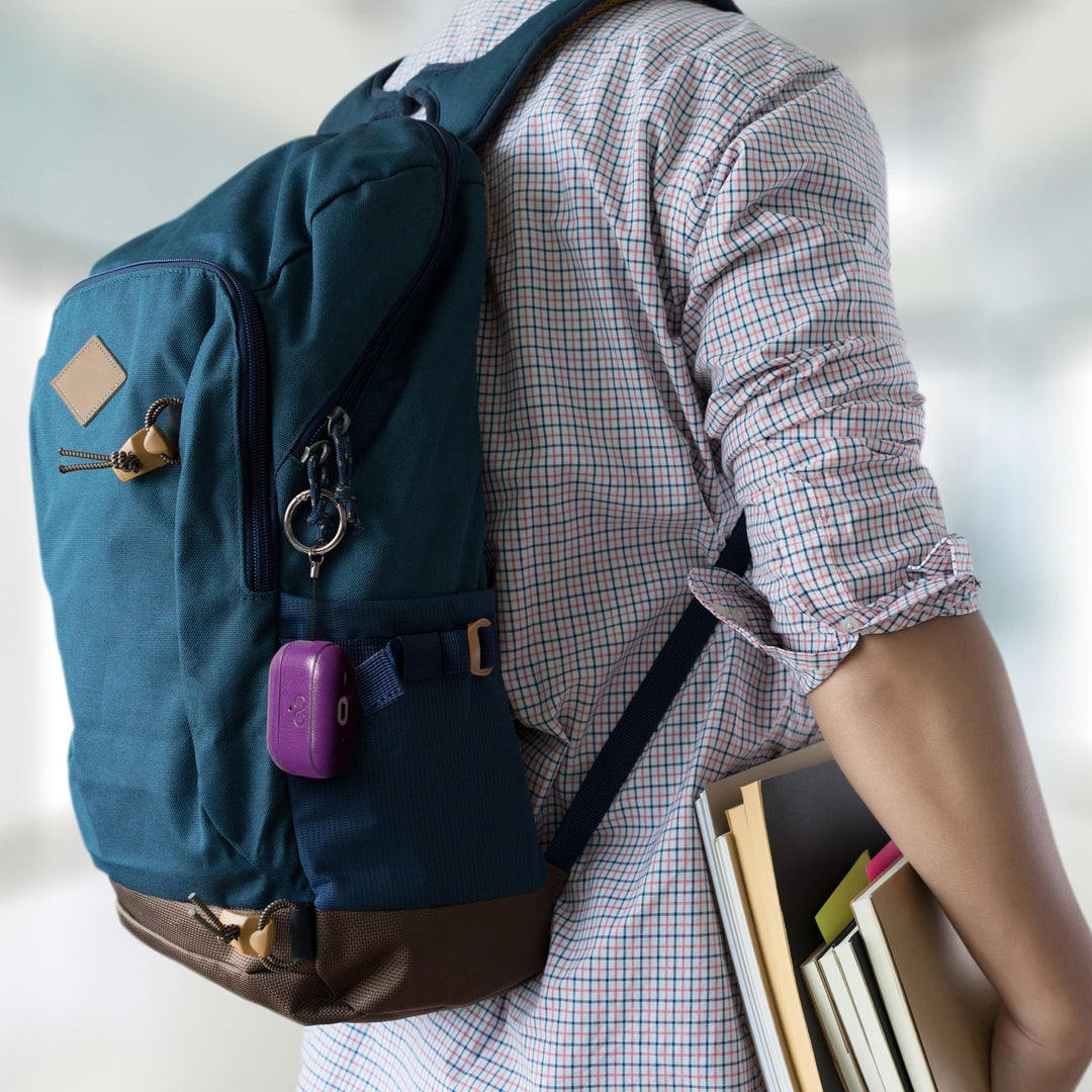 Dreem Luxe Vegan AirPods Case & Keychain - Coffee - DOKUTRONIX