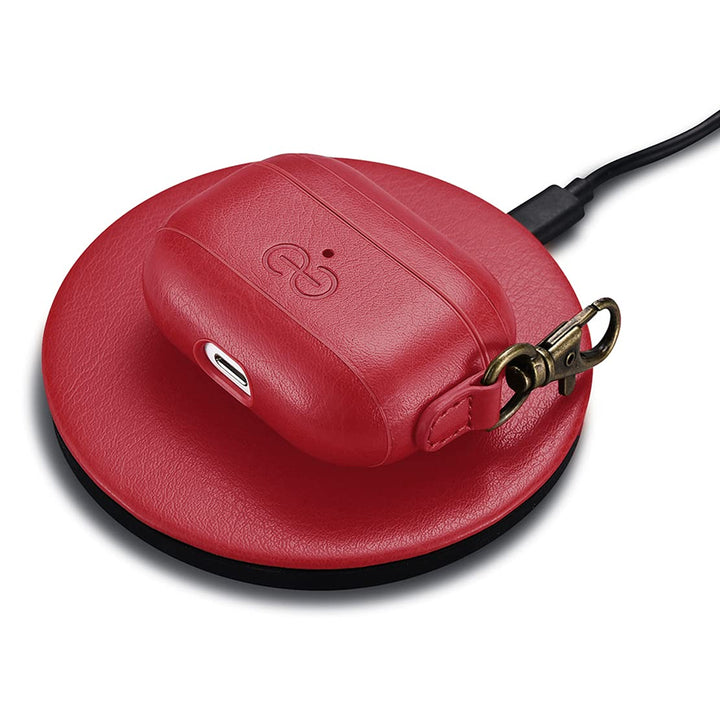 Dreem Luxe Vegan AirPods Case & Keychain - Coffee - DOKUTRONIX