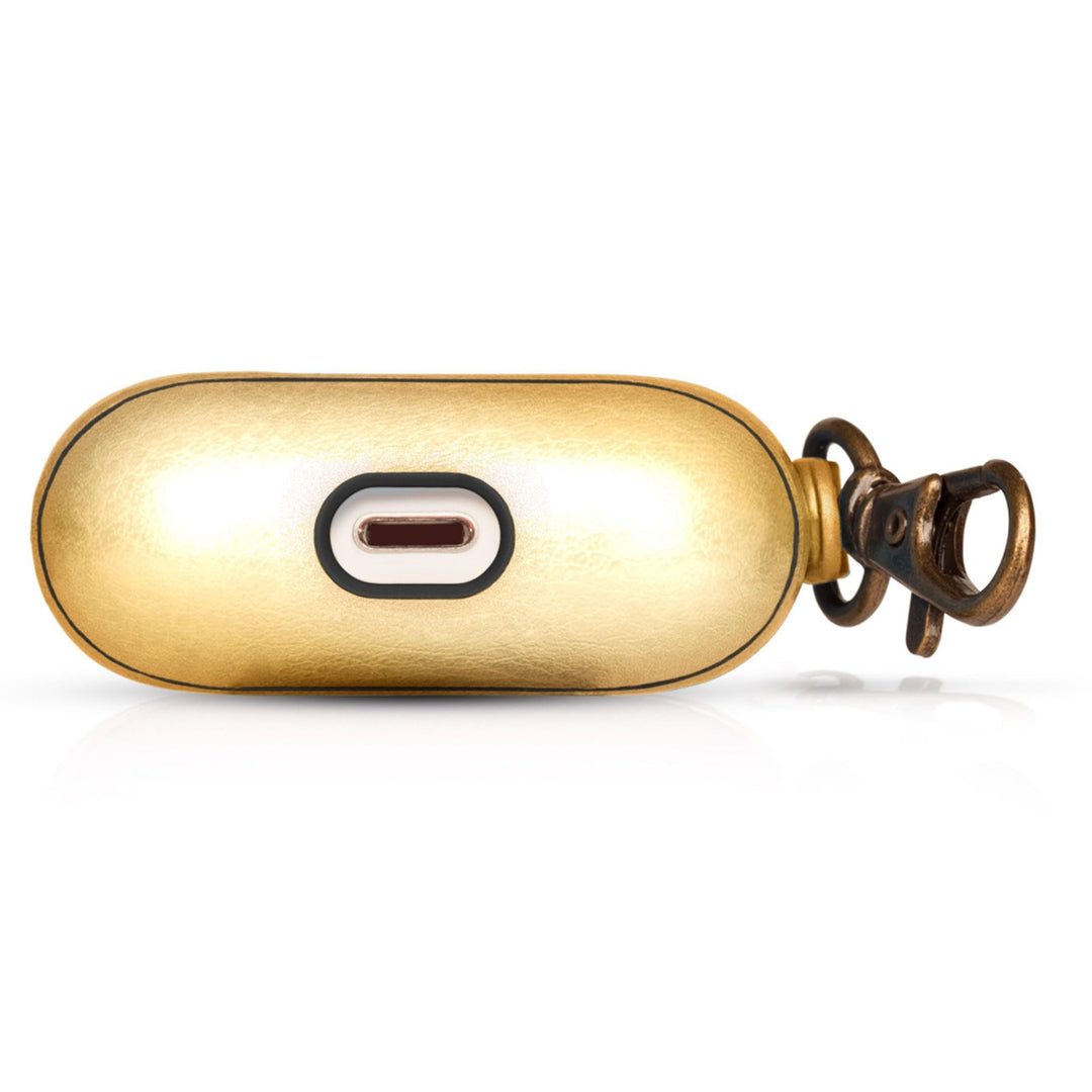 Dreem Luxe Vegan AirPods Case & Keychain - Coffee - DOKUTRONIX