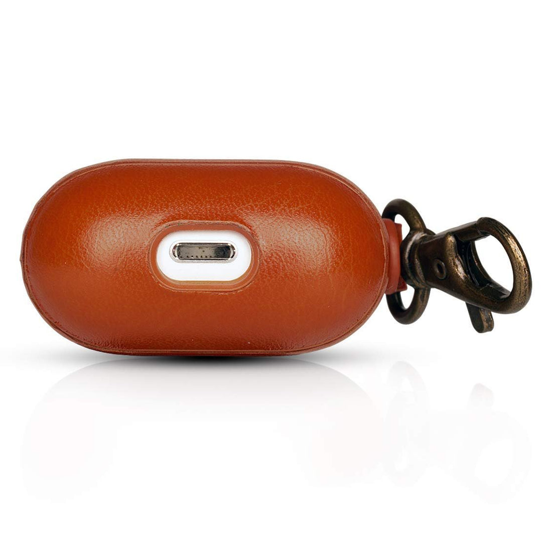 Dreem Luxe Vegan AirPods Case & Keychain - Coffee - DOKUTRONIX