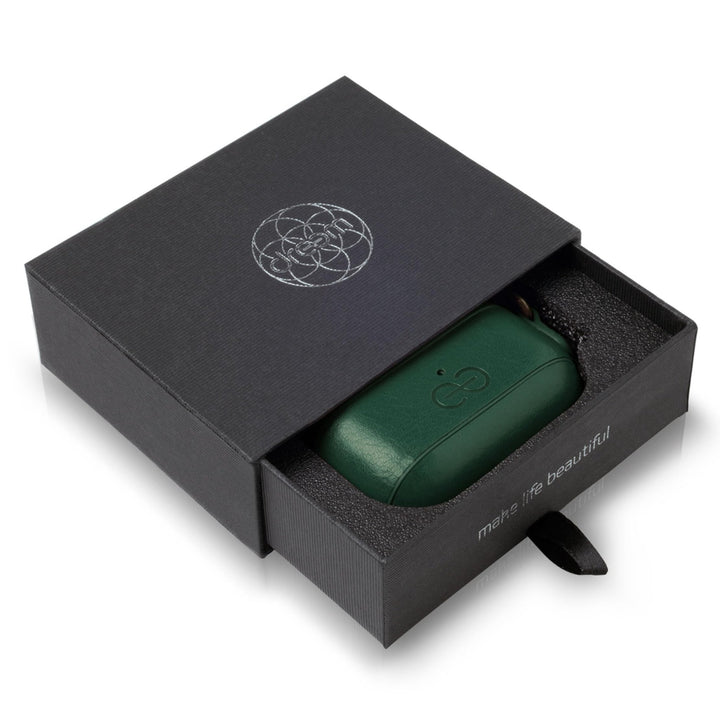 Dreem Luxe Vegan AirPods Case & Keychain - Coffee - DOKUTRONIX